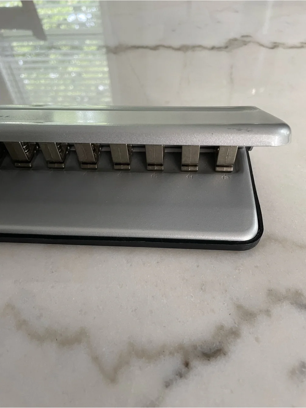 TUL Note bound Hole Puncher Silver Custom Note-Taking #0259
